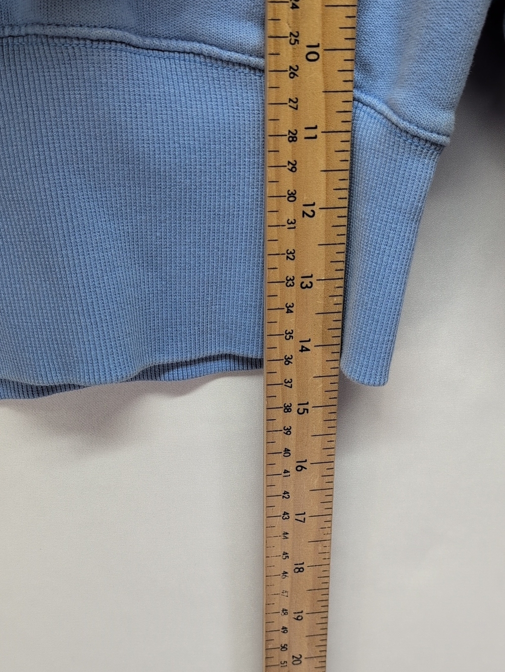 52. Offline aerie Cropped Half-Zip Pullover in Light Blue - Picture 8 of 9